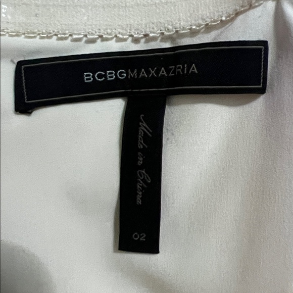 BCBG Maxazaria Rayna Tiered Strapless Tulle Dress 2 Vanilla Party Wedding Prom - Picture 6 of 14